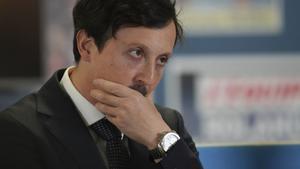 Pablo Longoria, presidente del Olympique de Marsella.