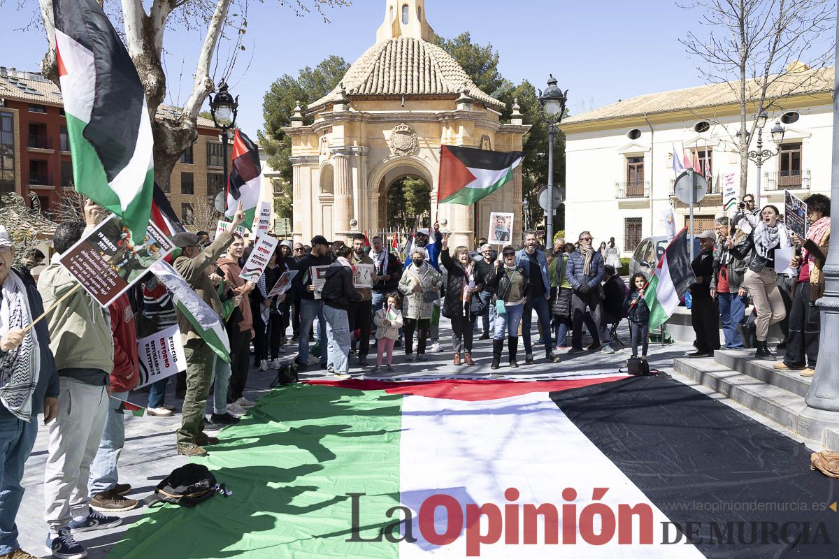Manifestación por Palestina en Caravaca