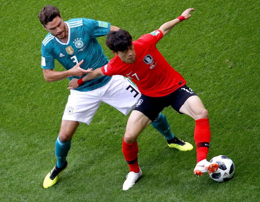 Mundial de Rusia: Corea del Sur  - Alemania