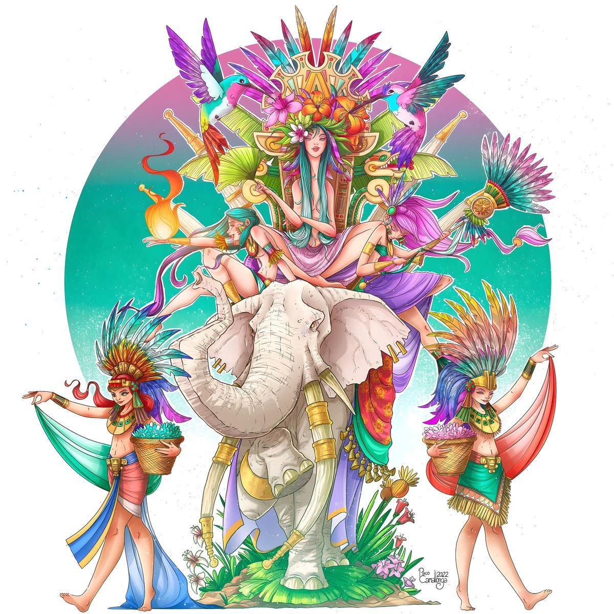 Falla mayor de Mercat.