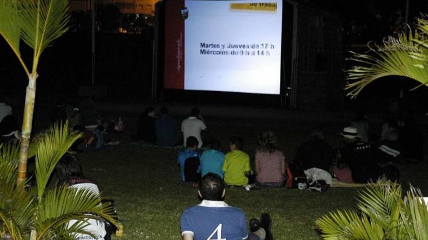 Un cine de verano en el parque