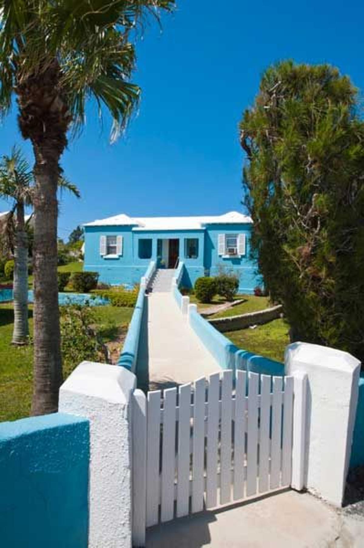 Casa típica en la isla de Saint George.