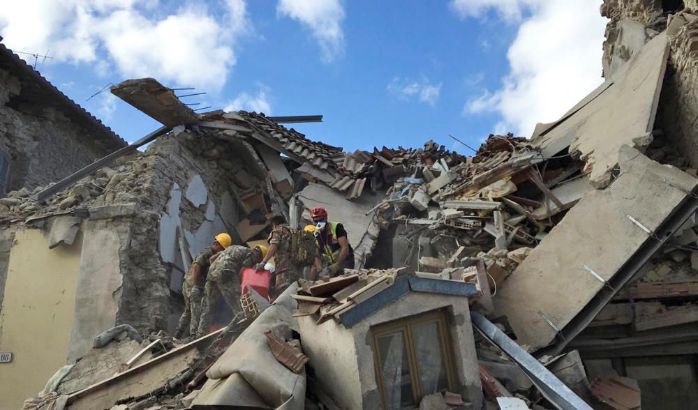 Terremoto en el centro de Italia