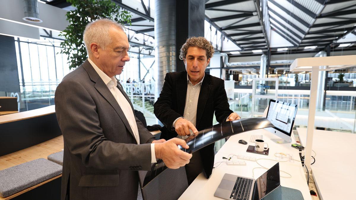 Pere Navarro, delegat especial de lEstat al CZFB, i Alessandro Caviasca, CEO i soci fundador de SIARQ Pere Navarro, delegat especial de lEstat al CZFB, i Alessandro Caviasca, CEO i soci fundador de SIARQ