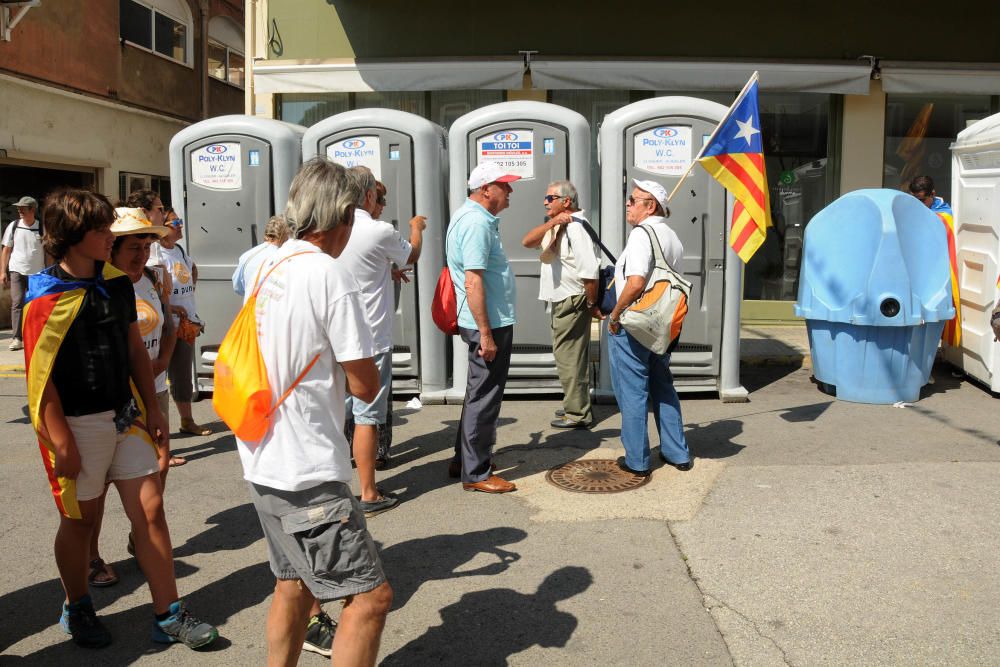 Macrogaleria de la Diada a Berga