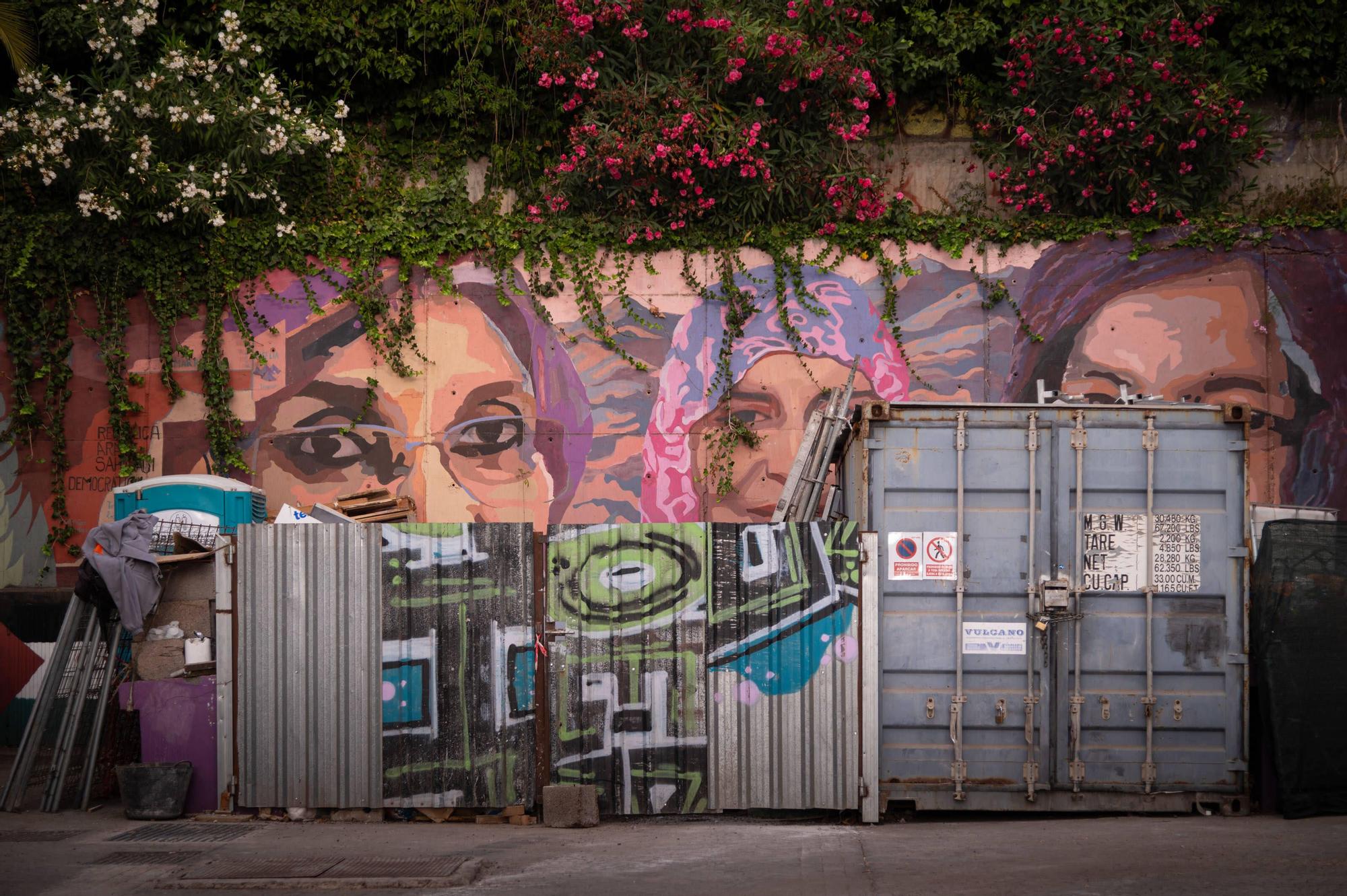 Murales urbanos en La Laguna