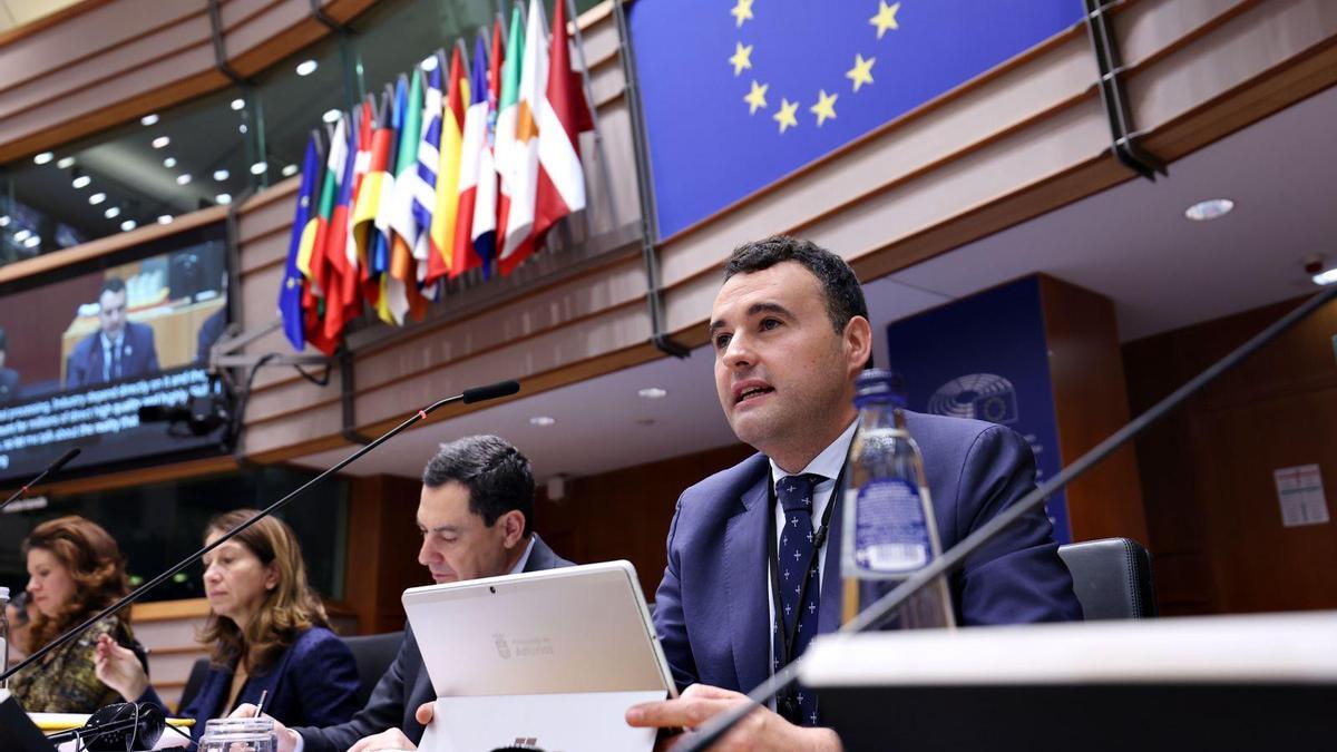 Guillermo Peláez, en el Comité de las Regiones de la Unión Europea.