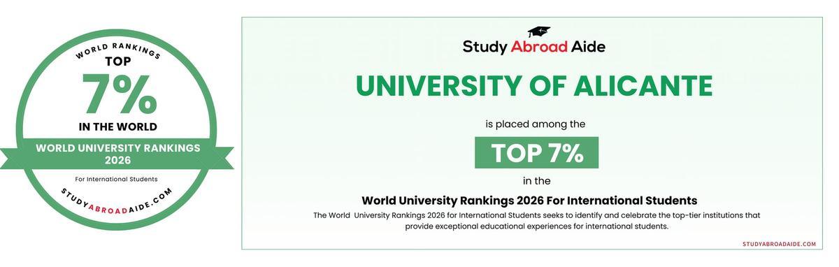 2026 University of Alicante Study Abroad ranking