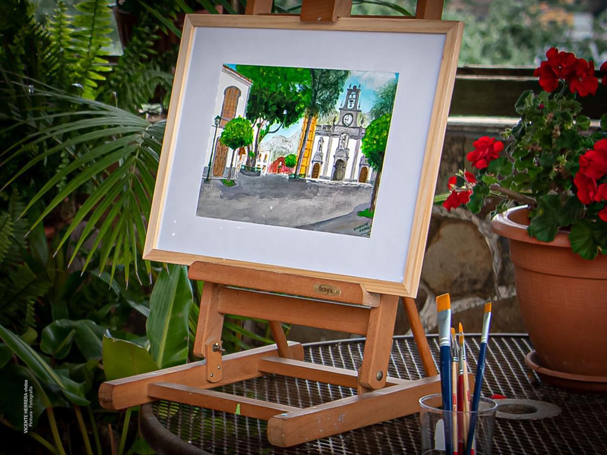 Paisaje de la Basílica del Pino.