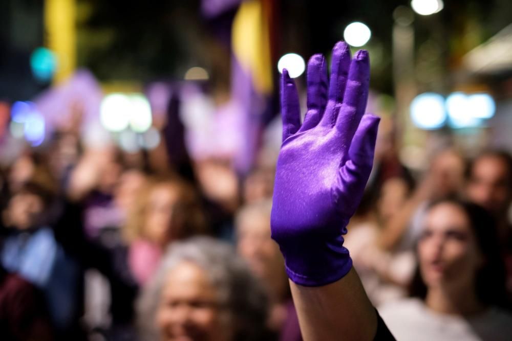 Manifestación contra la violencia machista