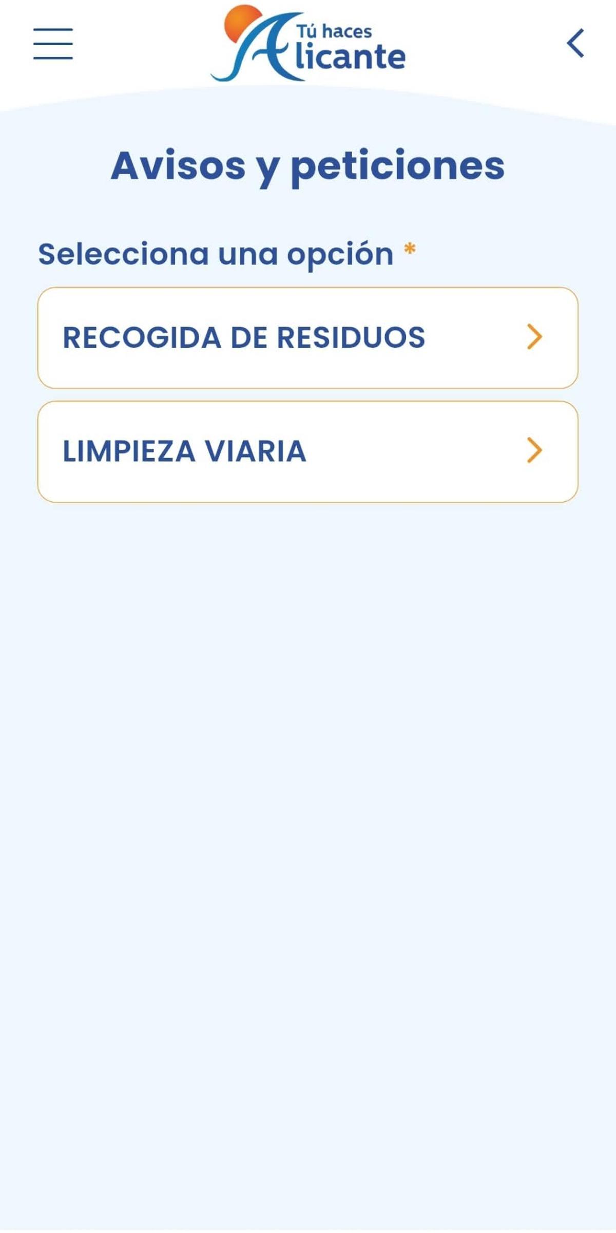Así funciona el nuevo canal de incidencias de limpieza en la app "Tú Haces Alicante" Así funciona el nuevo canal de incidencias de limpieza en la app "Tú Haces Alicante"