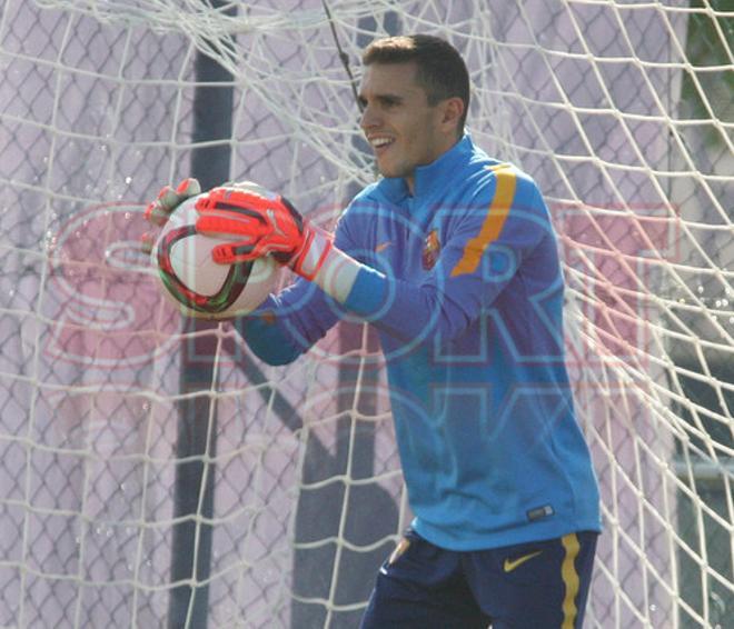 El entrenamiento del Barça, en imágenes