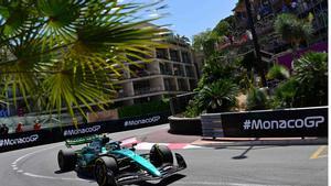 Fernando Alonso, durante los ensayos libres en el Principado