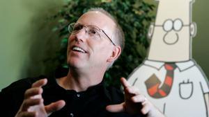 Scott Adams, creador de la tira Dilbert, en su estudio de Dublin, California (EEUU) en octubre de 2006.
