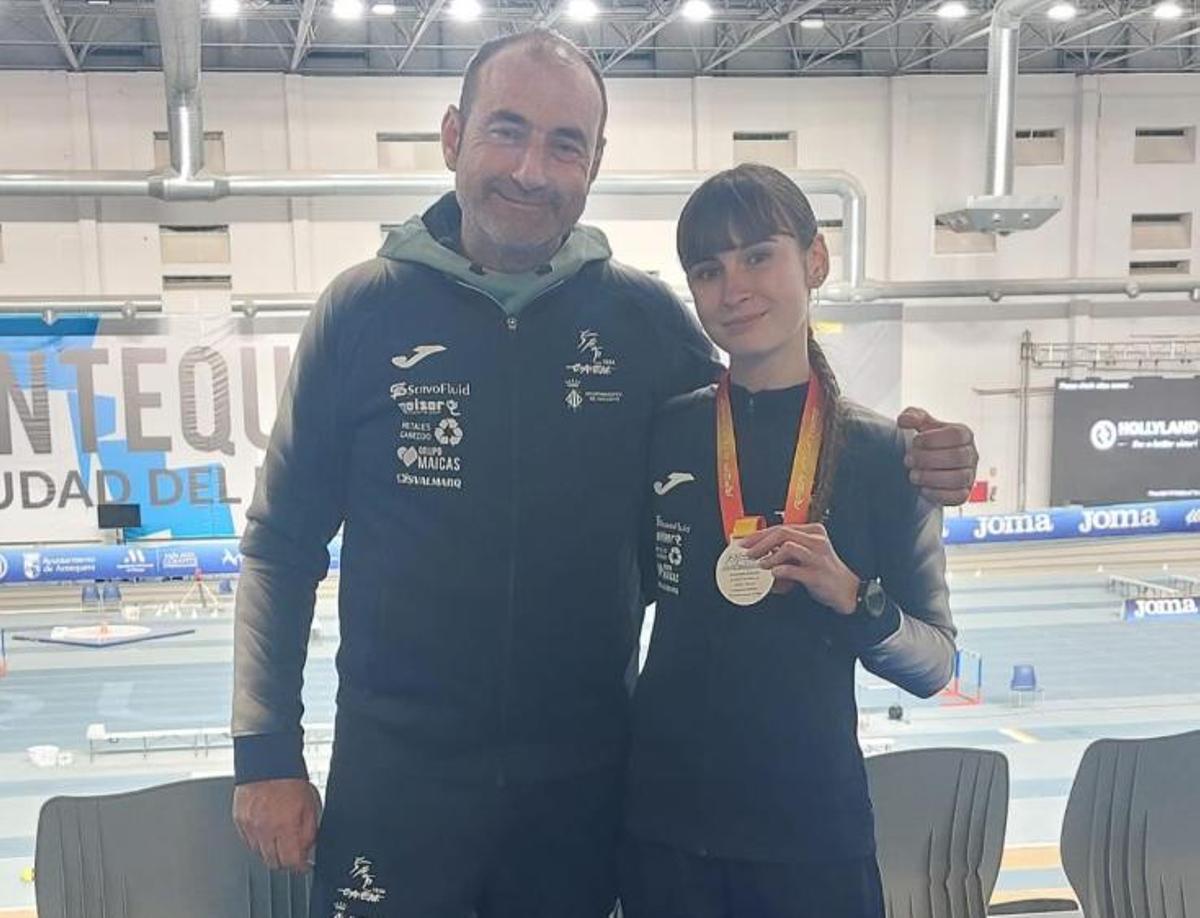 Naia Portolés subcampeona de España sub18