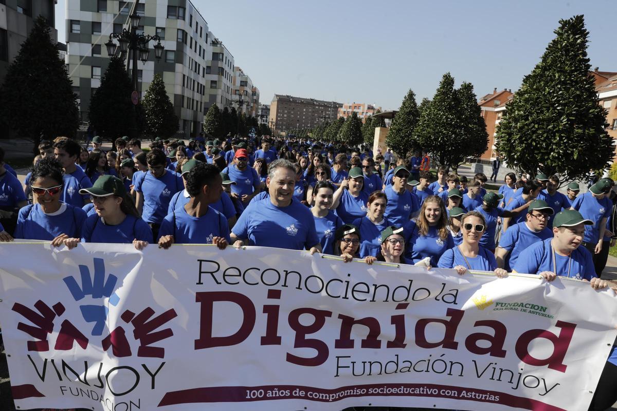 Marcha por la dignidad de la Fundación Vinjoy