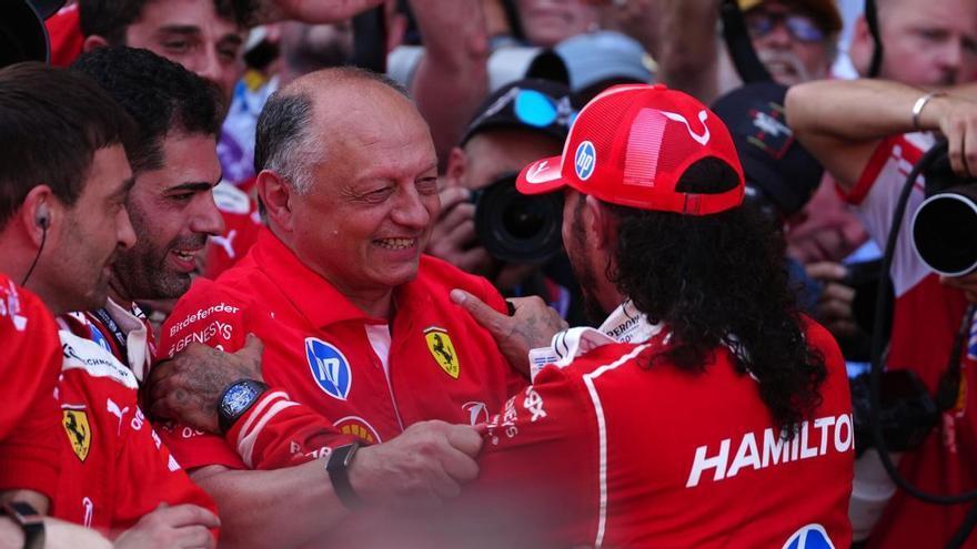 Las claves del triunfo de Hamilton con Ferrari en Montmeló