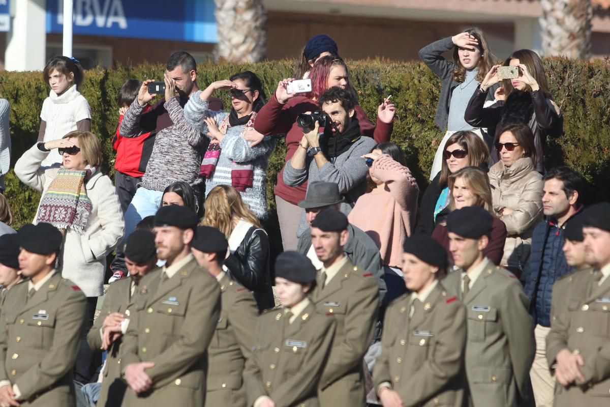 Parada militar de la Brigada Guzmán el Bueno X en Cerro Muriano