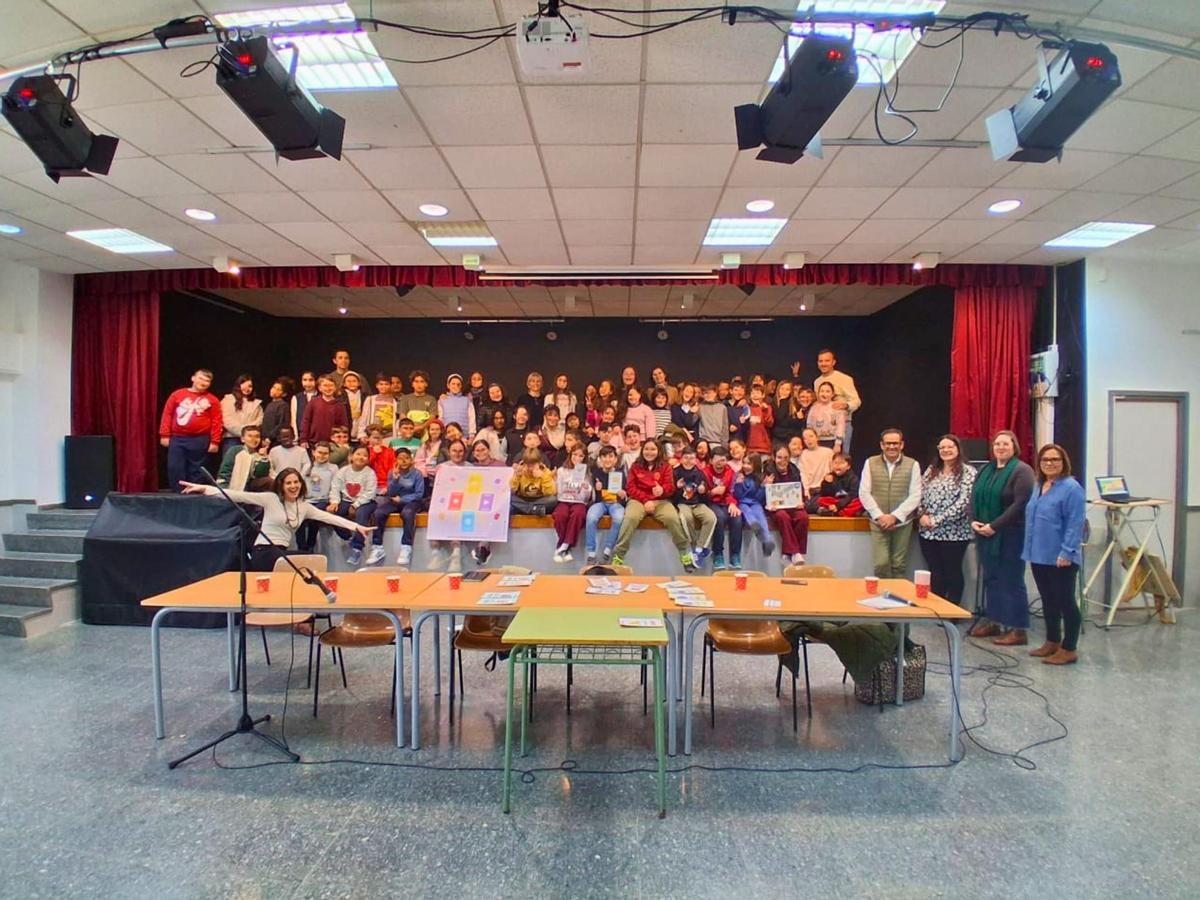 El alumnado de Sedaví en la asamblea del proyecto europeo MyPolis.