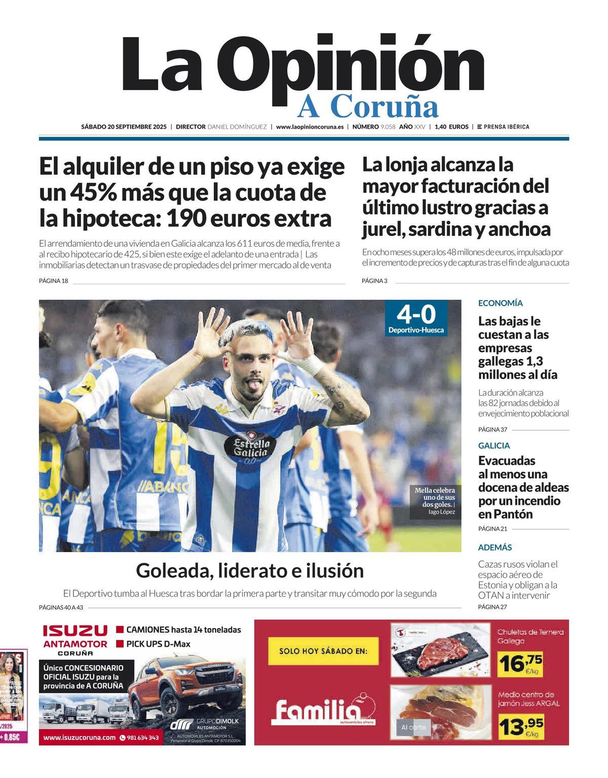 Jornada 6, 20 de septiembre: Deportivo 4-0 Huesca Jornada 6, 20 de septiembre: Deportivo 4-0 Huesca