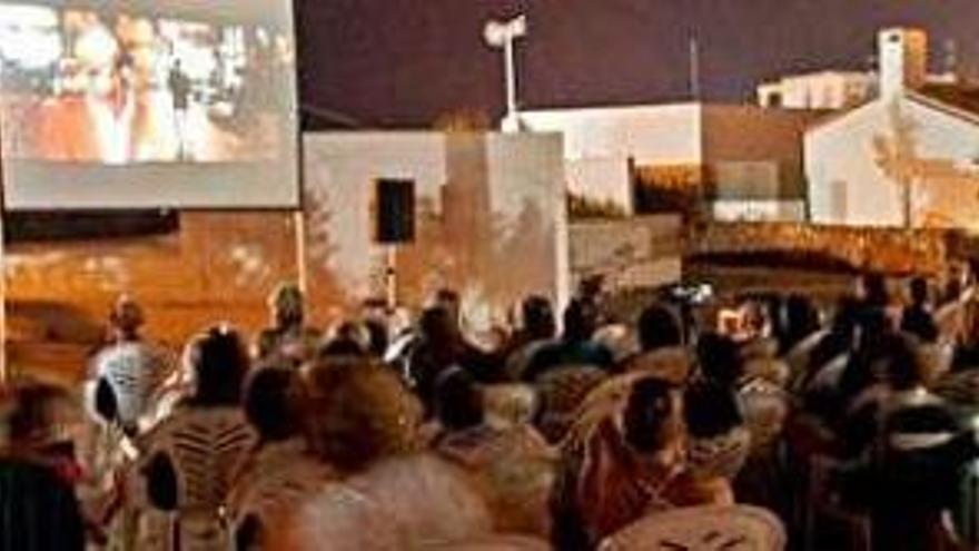 Cine al aire libre en Formentera.