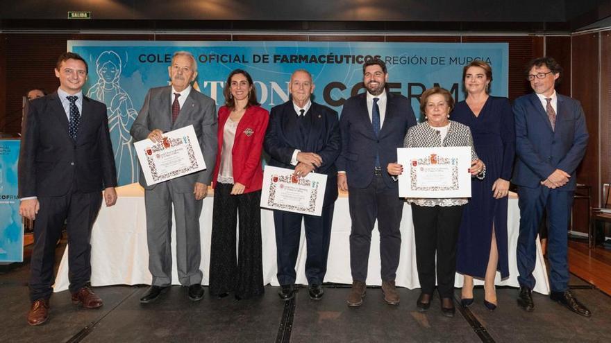 Acto oficial del Colegio Oficial de Farmacéuticos de la Región de Murcia.