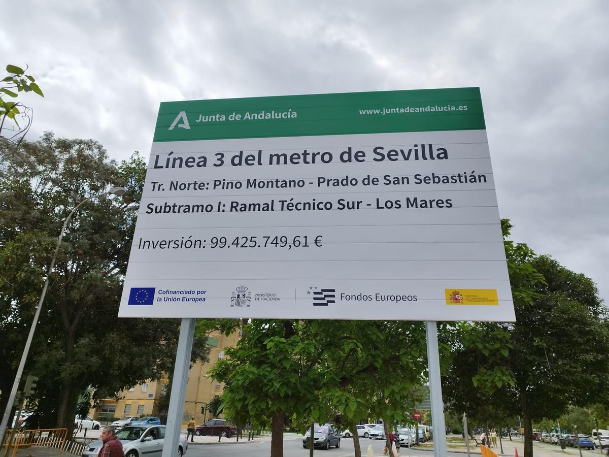 Comienzan las obras del primer tramo de la línea 3 del metro de Sevilla