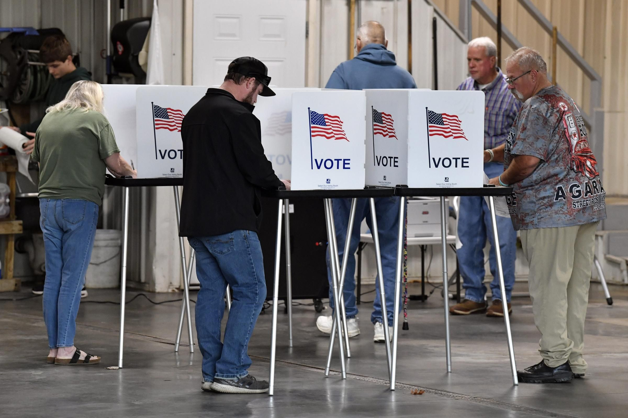 La jornada electoral en Estados Unidos, en imágenes