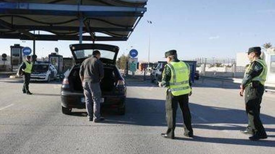 Incautan 165 kilos de hachís tras una persecución desde Andalucía