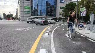 Un nuevo carril bici abre en València