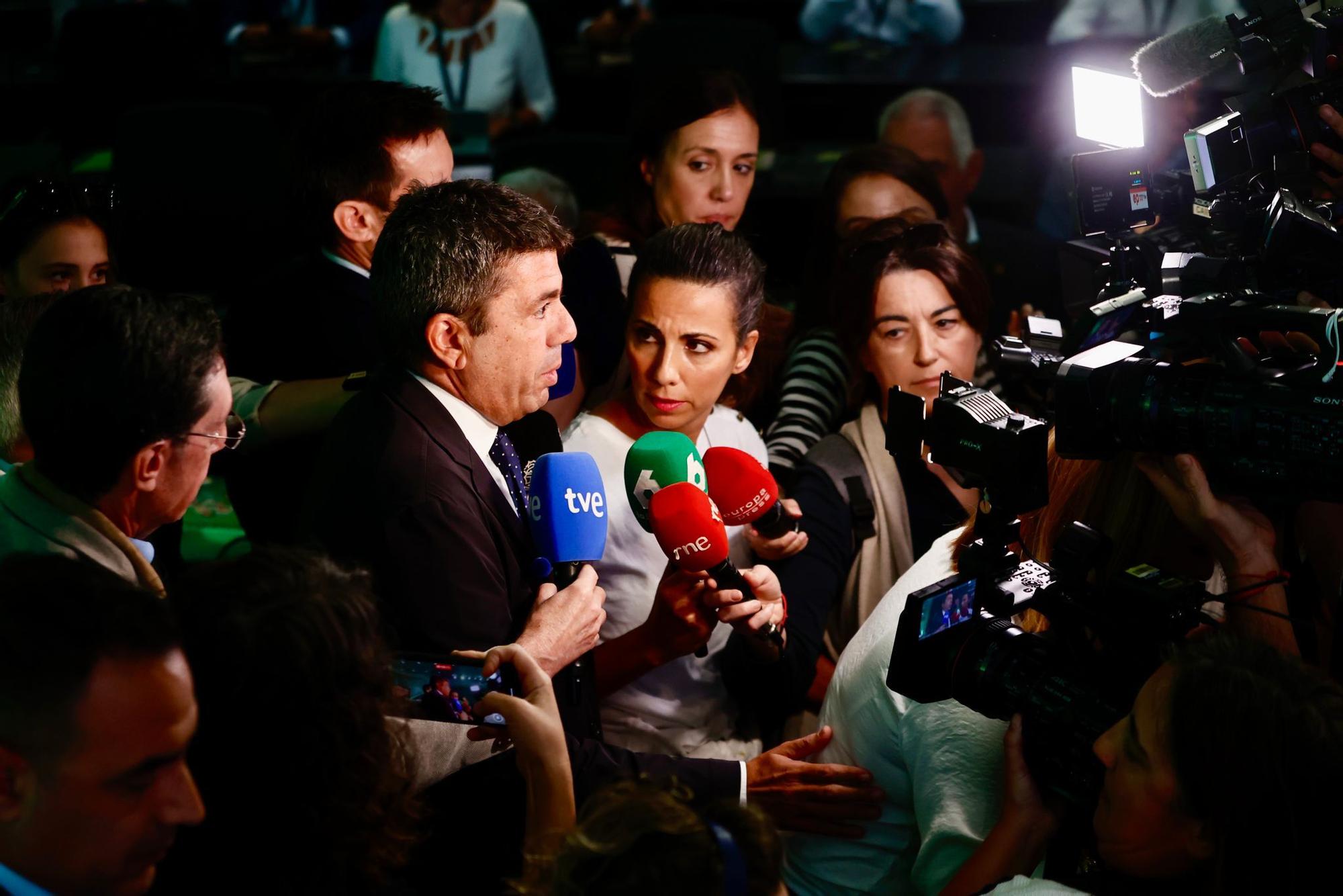 Primer acto de Carlos Mazón tras el funeral de Estado y los abucheos de las víctimas