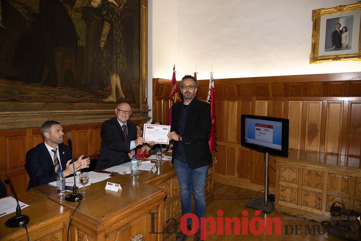 Entrega de los premios Robles Chillida en Caravaca