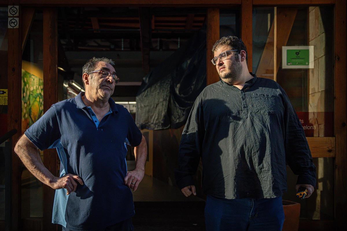 Los paradistas del mercado de Santa Caterina, al límite por un servicio de vigilancia deficiente