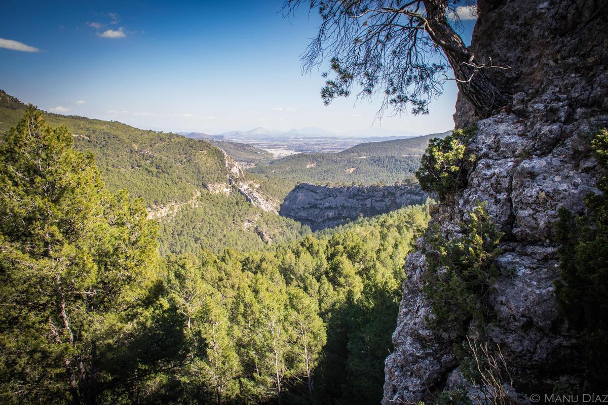 Barranco de Hondares, en la sierra de Moratalla.