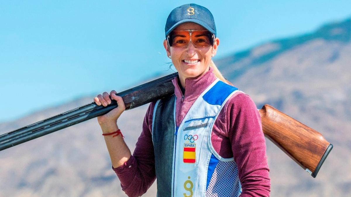 Fátima Gálvez, durante una competición.