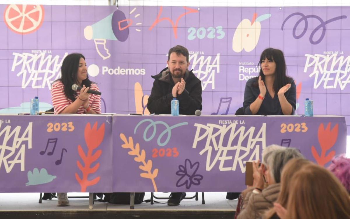 Pablo Iglesias en la Fiesta de Primavera de Podemos