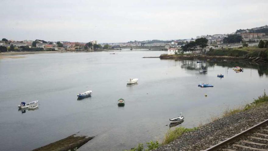 Vista de la ría de O Burgo.