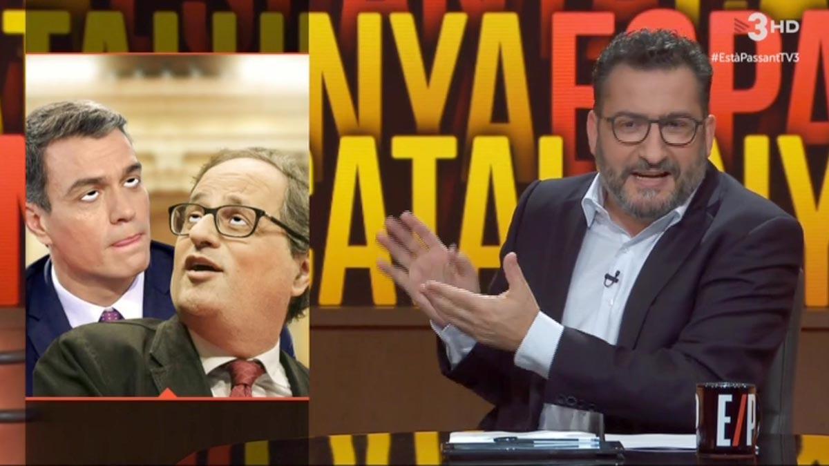 Sánchez y Torra, vistos por Està passant (TV-3).