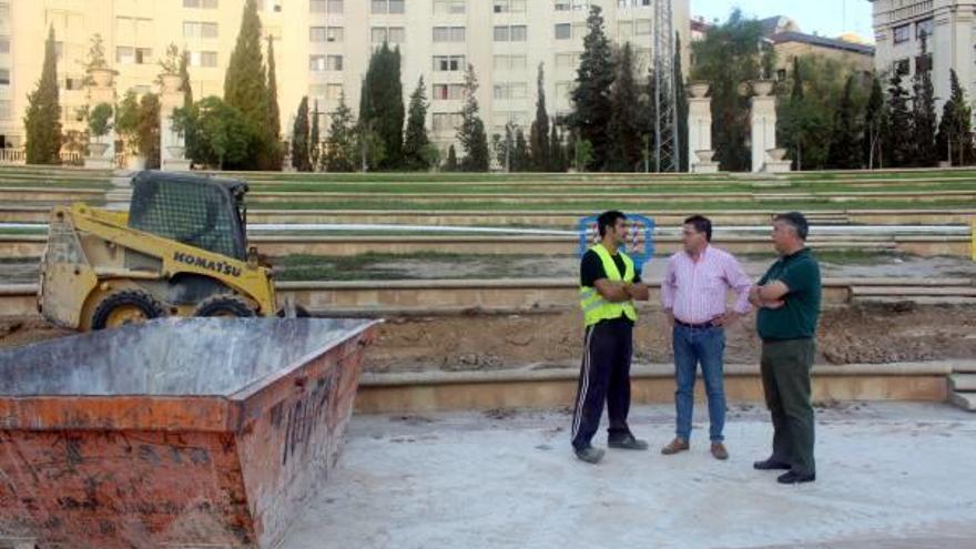 Benidorm mejora la grada del anfiteatro Julio Iglesias