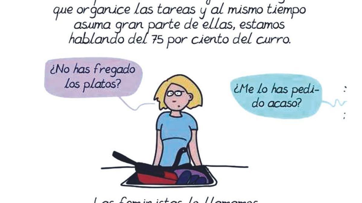 Viñeta de la obra &quot;La carga mental&quot; (Lumen), de Emma Clit.