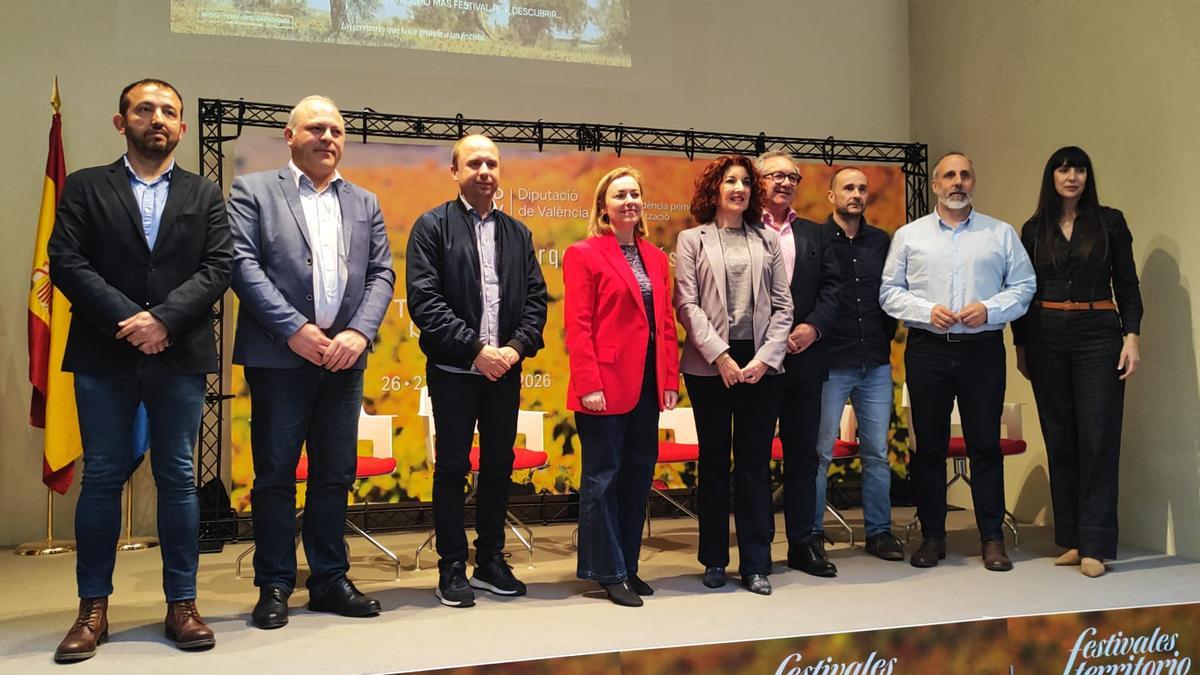Los festivales se presentaron en la sede de la Diputación de Valencia.