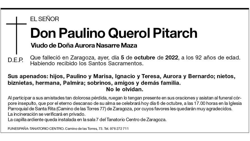 Don Paulino Querol Pitarch