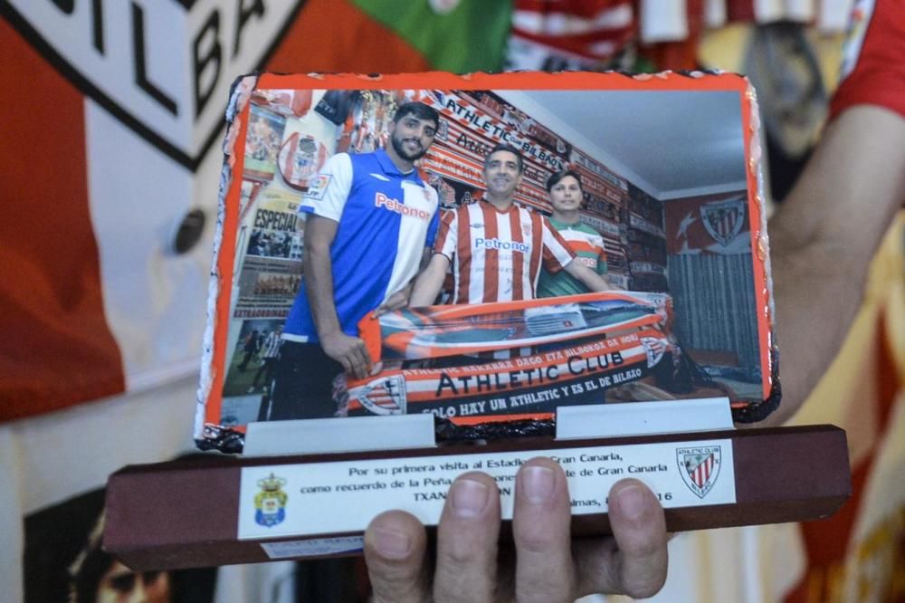 La afición de Chano Benítez e hijos por el Athletic