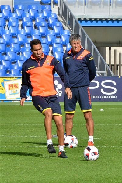 Entrenamiento de la UD Las Palmas, 9 enero 2017