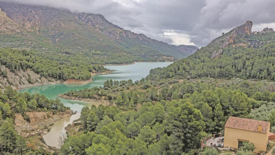 Pantano de Guadalest, se encuentra al 82% de su capacidad.