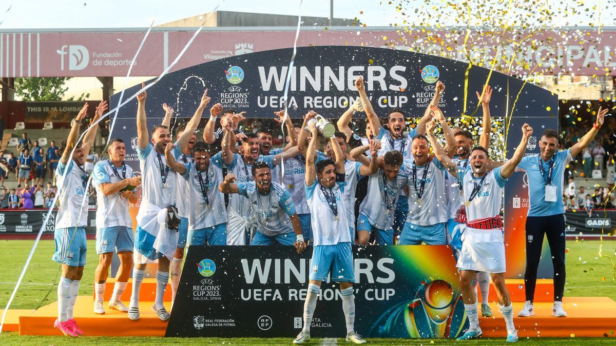 Las mejores imágenes del título de campeón de Europa de la Selección Galega