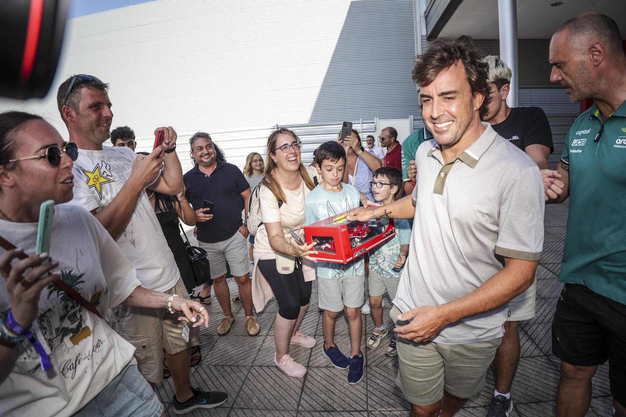 El presidente del Principado visita el Museo y Circuito Fernando Alonso.