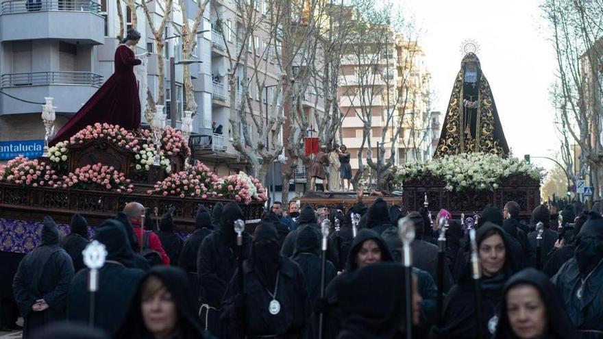 Reanudación de la procesión de Jesús Nazareno el pasado Viernes Santo