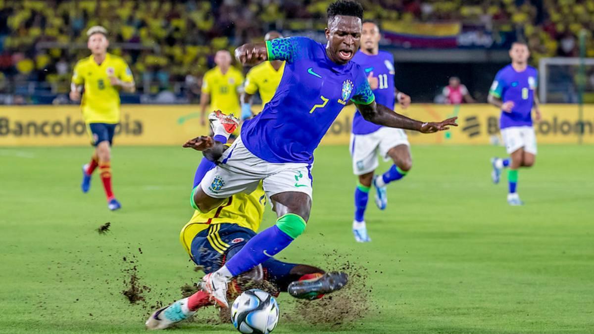 Vinicius Jr. se lesionó contra Colombia y no volverá a jugar este año