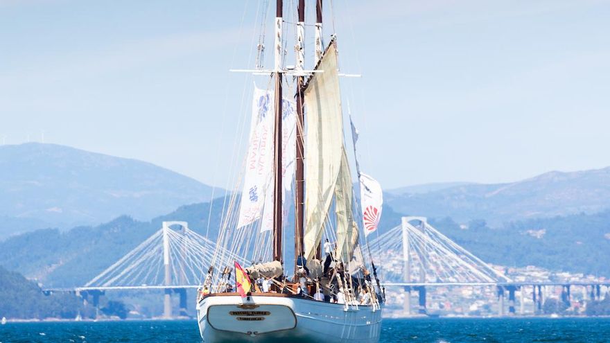 La Iacobus Maris arriba en Vigo